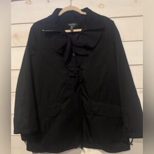 Ralph Lauren Black Utility Jacket for Women in size Large. Great condition!